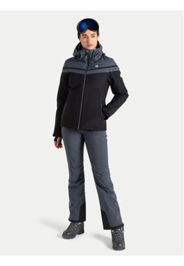 Dare2B Kurtka narciarska Flurry DWP594 Czarny Regular Fit. Kolor: czarny. Materiał: syntetyk. Sport: narciarstwo