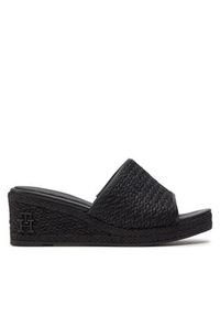 TOMMY HILFIGER - Tommy Hilfiger Espadryle Th Rope Wedge Sandal FW0FW07927 Czarny. Kolor: czarny #10