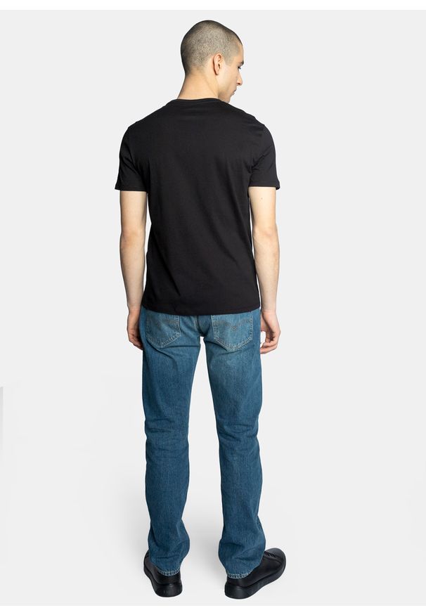 Koszulka męska czarna Armani Exchange 3LZTFD ZJ8EZ 1200. Kolor: czarny