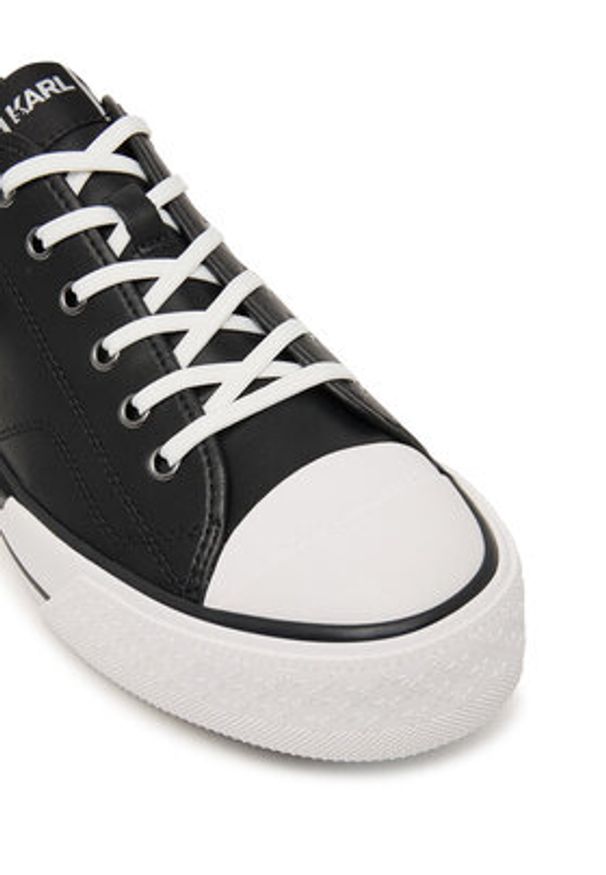 Karl Lagerfeld - KARL LAGERFELD Trampki Kampus Max III KL50470N Czarny. Kolor: czarny. Materiał: skóra
