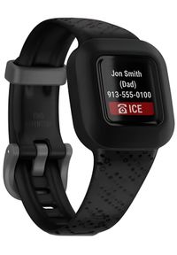 GARMIN - Garmin Vivofit Junior 3 Cosmic Czarny. Kolor: czarny