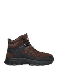 Hunter Trekkingi CEO-H8-352 Brązowy. Kolor: brązowy. Materiał: zamsz, skóra. Sport: turystyka piesza