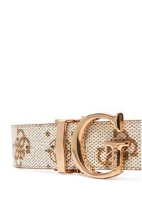 Guess Pasek Damski BW9268 P5330 Biały. Kolor: biały. Materiał: skóra #3