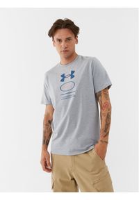 Under Armour T-Shirt Ua Core Novelty Graphic Ss 1380957 Szary Loose Fit. Kolor: szary. Materiał: bawełna #1