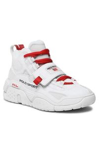 Polo Ralph Lauren Sneakersy Mpolo Co 809846179001 Biały. Kolor: biały. Materiał: skóra #5