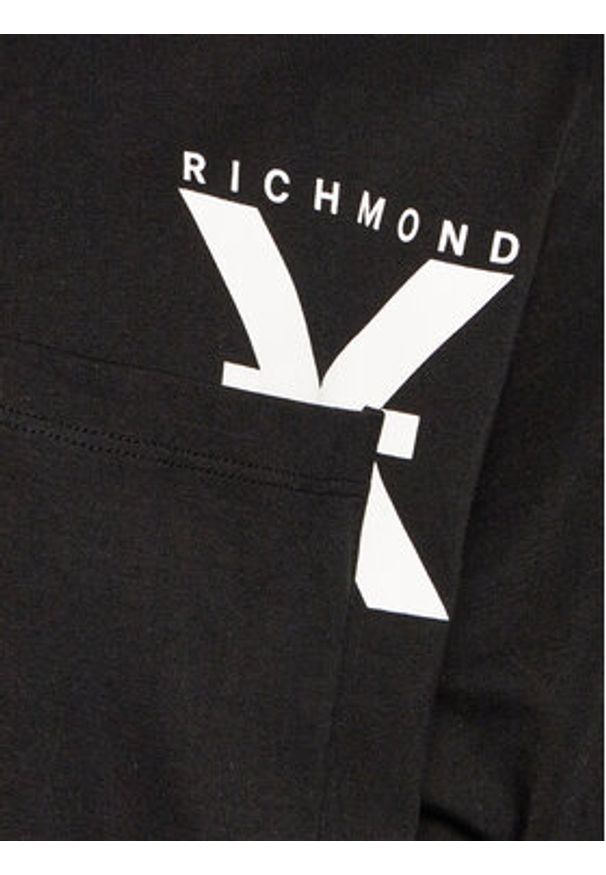 Richmond X T-Shirt Aubry UMP24048TS Czarny Regular Fit. Kolor: czarny. Materiał: bawełna