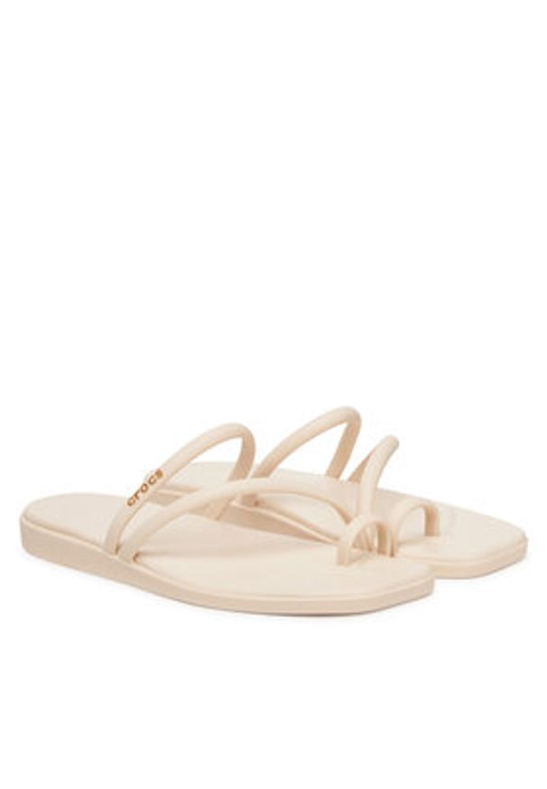 Crocs Japonki Miami Toe Loop 209862 Beżowy. Kolor: beżowy