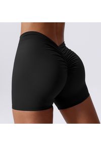 Intica - Szorty sportowe modelujące pośladki elastyczne Mirosava. Kolor: czarny. Materiał: materiał. Sport: fitness