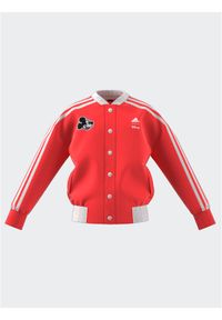 Adidas - adidas Bluza IB4844 Czerwony Loose Fit. Kolor: czerwony. Materiał: bawełna