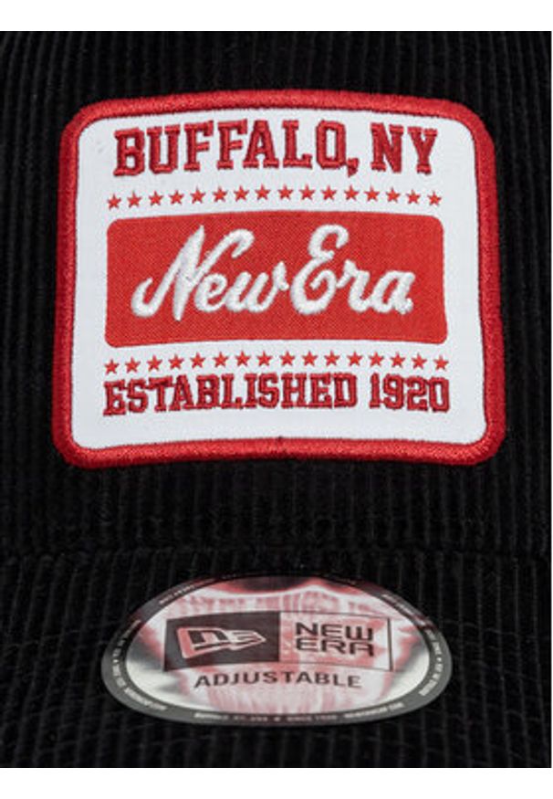 New Era Czapka z daszkiem Cord Patch 60603669 Czarny. Kolor: czarny. Materiał: materiał, bawełna