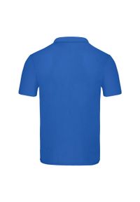 FRUIT OF THE LOOM - Oryginalna Koszulka Polo Dla Dorosłych Unisex. Typ kołnierza: polo. Kolor: niebieski