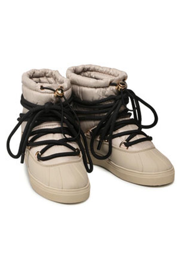 Inuikii Śniegowce Technical Low 70202-105 Beżowy. Kolor: beżowy. Materiał: materiał