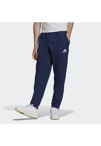 Adidas - Entrada 22 Presentation Pants. Kolor: niebieski. Materiał: materiał, poliester. Sport: piłka nożna