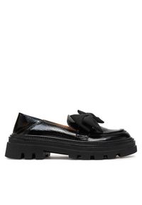 DeeZee Loafersy TYA56-J128 Czarny. Kolor: czarny. Materiał: skóra