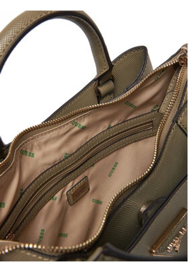 Guess Torebka HWEZG9 52306 Khaki. Kolor: brązowy. Materiał: skórzane