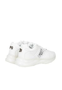Plein Sport Sneakersy | SIPS963 | Mężczyzna | Biały. Kolor: biały. Materiał: skóra ekologiczna. Wzór: nadruk, aplikacja #4