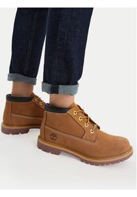 Timberland Trapery TB1233997131 Brązowy. Kolor: brązowy. Materiał: nubuk, skóra #4