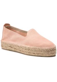 Manebi Espadryle Slippers D W 1.4 D0 Różowy. Kolor: różowy. Materiał: skóra, zamsz