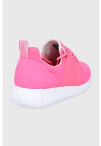 Calvin Klein Jeans buty YW0YW00518.TAC kolor różowy. Nosek buta: okrągły. Zapięcie: sznurówki. Kolor: różowy. Materiał: materiał, włókno, guma #3