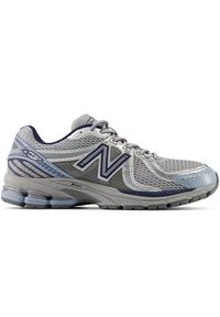 Buty męskie New Balance 860v2 ML860BB2 – szare. Kolor: szary. Materiał: guma, syntetyk, materiał. Szerokość cholewki: normalna. Sport: turystyka piesza