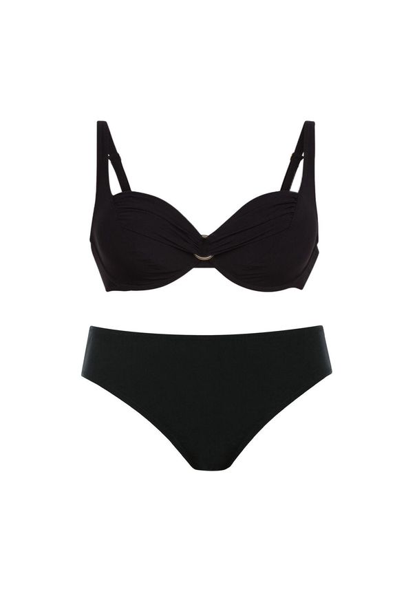 ROSA FAIA - bikini set Hermine. Kolor: czarny. Materiał: poliamid, elastan