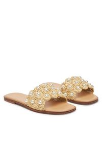 Aldo Klapki Gizelle 14003469 Beżowy. Kolor: beżowy. Materiał: skóra #6