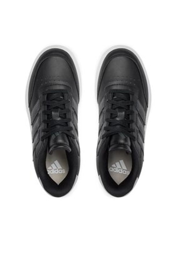Adidas - adidas Sneakersy Courtblock IF6492 Czarny. Kolor: czarny. Materiał: skóra