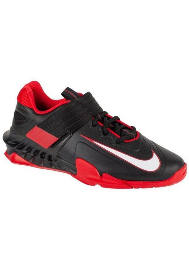 Nike - Męskie Buty Sportowe Savaleos Logo Low Cut. Kolor: czarny, czerwony, wielokolorowy. Sezon: zima. Styl: sportowy