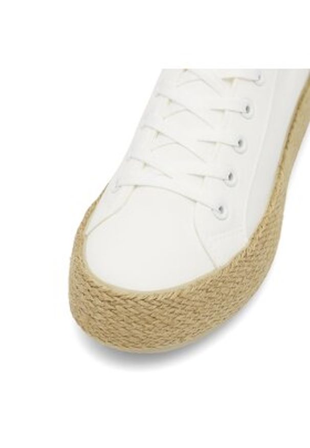 DeeZee Espadryle WS19130-3 Biały. Kolor: biały. Materiał: materiał
