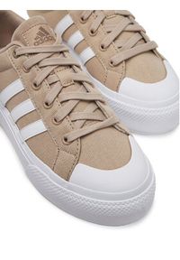 Adidas - adidas Sneakersy Bravada 2.0 Platform JI1798 Beżowy. Kolor: beżowy. Materiał: materiał. Obcas: na platformie #4