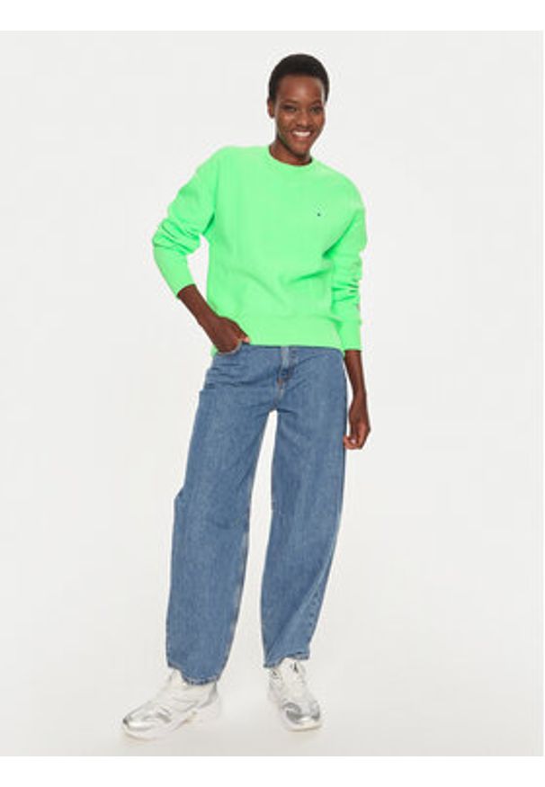 Champion Bluza 116240 Zielony Loose Fit. Kolor: zielony. Materiał: bawełna
