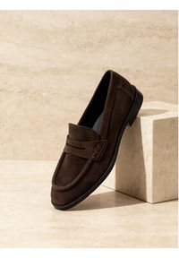 Gino Rossi Lordsy EO-MANU-2550LM Brązowy. Kolor: brązowy. Materiał: skóra, zamsz #4