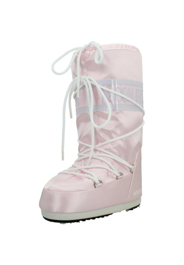 Moon Boot - Buty MOON BOOT MB ICON Rose. Kolor: różowy. Materiał: tkanina. Sezon: zima