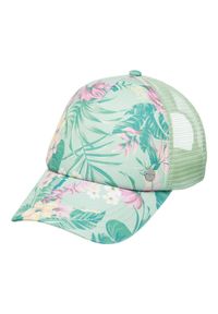 Roxy - Czapka Trucker dla Kobiety INTO THE SUN Zielony. Kolor: zielony. Materiał: poliester, materiał. Wzór: gładki
