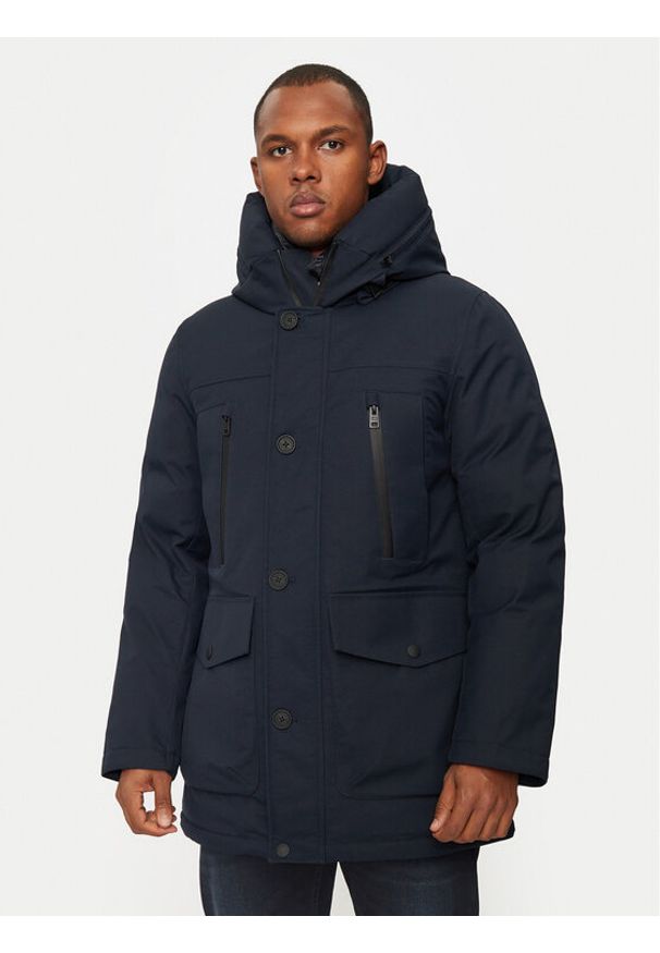 Woolrich Parka Arctic CFWOOU0931MRUT3735 Granatowy Regular Fit. Kolor: niebieski. Materiał: syntetyk