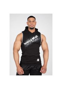 GORILLA WEAR - Loretto Z kapturem Top bez rękawów - Czarny. Typ kołnierza: kaptur. Kolor: czarny. Długość rękawa: bez rękawów. Styl: sportowy #1
