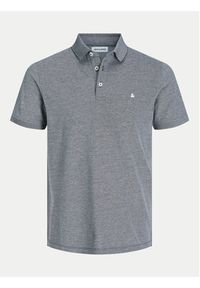 Jack & Jones - Jack&Jones Polo Paulos 12136668 Czarny Slim Fit. Typ kołnierza: polo. Kolor: czarny. Materiał: bawełna #2