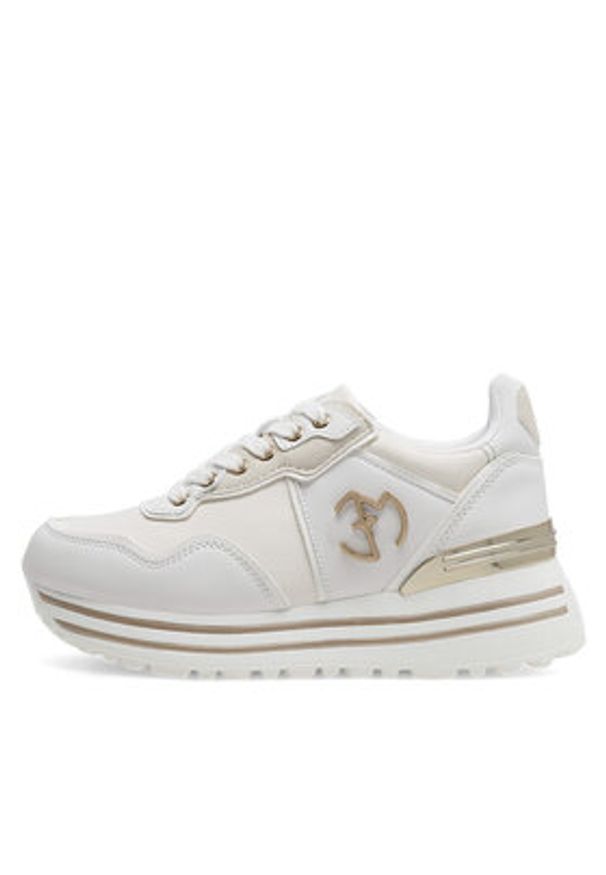 Eva Minge Sneakersy WYL3795-3 Biały. Kolor: biały. Materiał: skóra