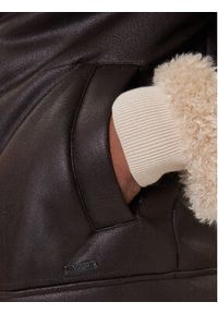 Guess Kożuch M5BL28 W2310 Brązowy Regular Fit. Kolor: brązowy. Materiał: syntetyk #5