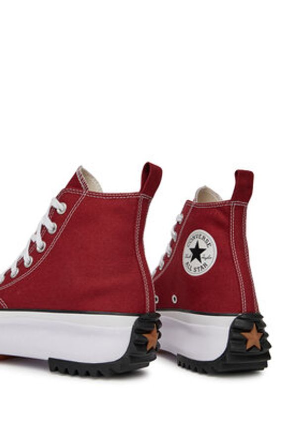 Converse Trampki Run Star Hike Platform A12598C Czerwony. Kolor: czerwony. Materiał: materiał. Obcas: na platformie