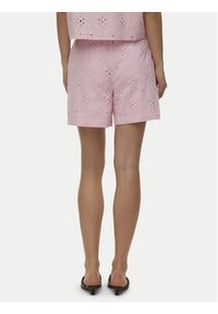 Vero Moda Szorty materiałowe Eliza 10346709 Różowy Regular Fit. Kolor: różowy. Materiał: bawełna #2