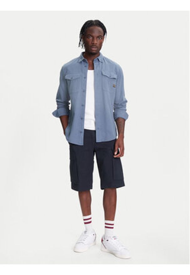 G-Star RAW - G-Star Raw Szorty materiałowe Core D26220-D920 Czarny Regular Fit. Kolor: czarny. Materiał: bawełna