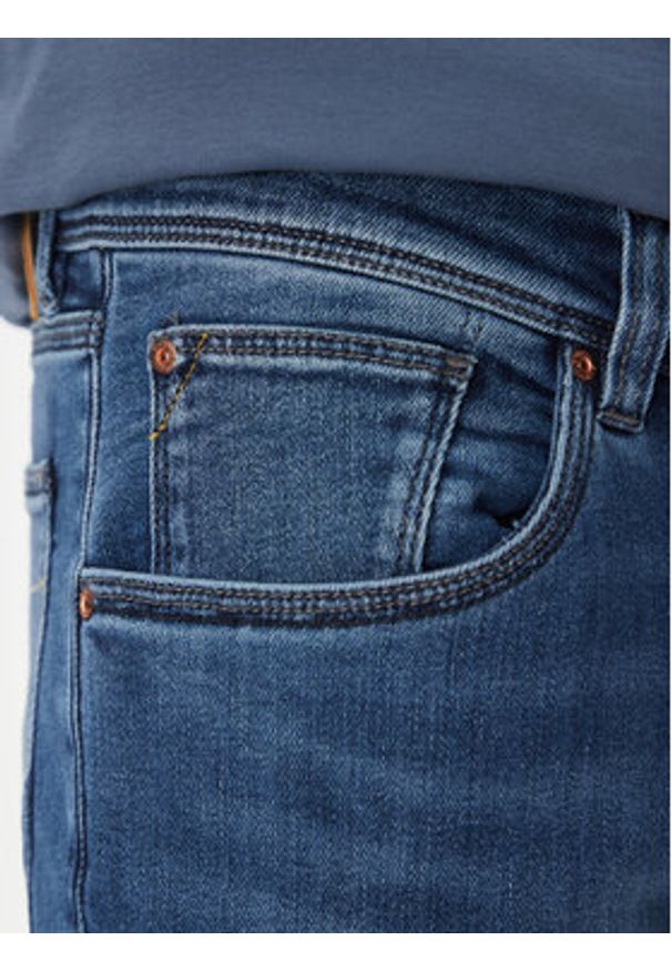 Bugatti Jeansy 3108D 76671C Niebieski Slim Fit. Kolor: niebieski