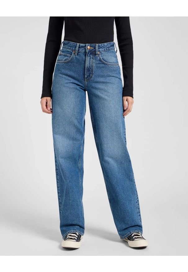 Lee - DAMSKIE SPODNIE LEE RIDER LOOSE IN TOO DEEP 112370844