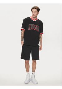 Hugo T-Shirt Duava 50510173 Czarny Relaxed Fit. Kolor: czarny. Materiał: bawełna #2