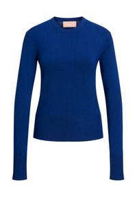 JJXX Sweter 12200214 Niebieski Regular Fit. Kolor: niebieski. Materiał: wiskoza #8