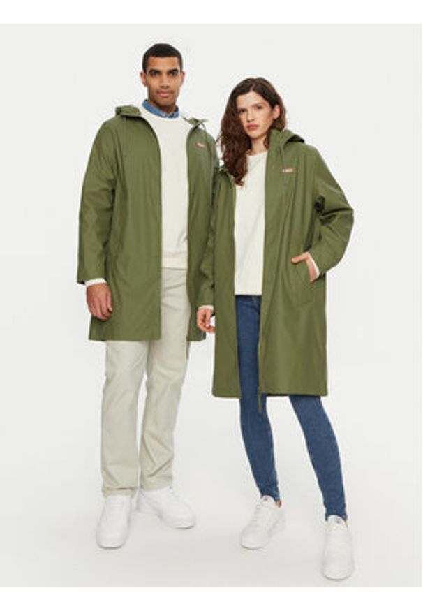 Hunter Kurtka przeciwdeszczowa Andrea HARU0002242 Zielony Regular Fit. Kolor: zielony. Materiał: syntetyk