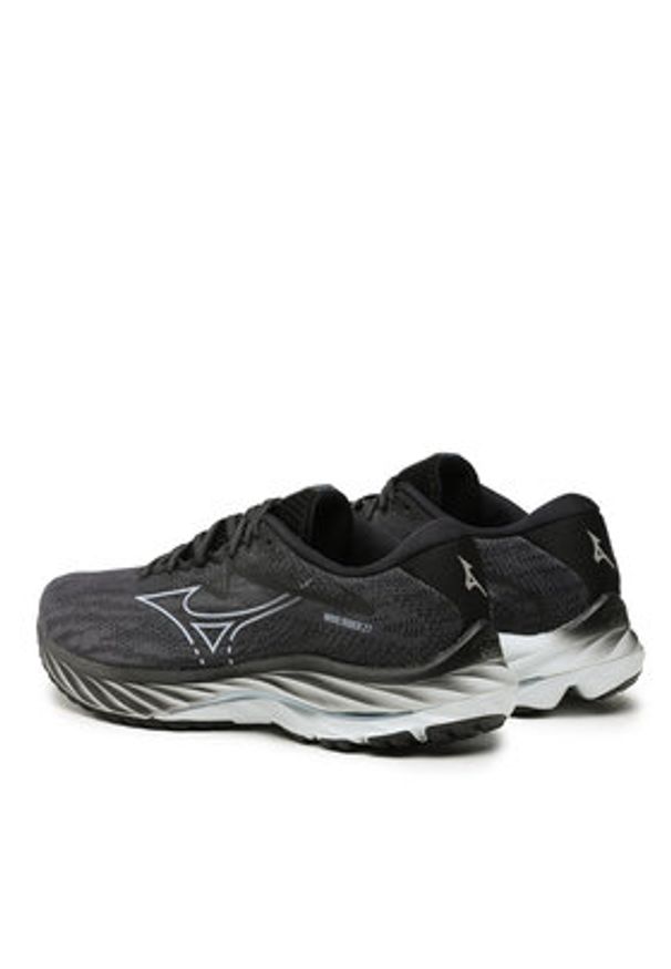 Mizuno Buty do biegania Wave Rider 27 J1GD2303 Czarny. Kolor: czarny. Materiał: mesh, materiał. Model: Mizuno Wave