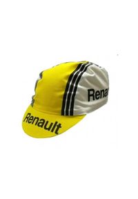 APIS - Czapeczka z daszkiem pod kask unisex Apis Profi Renault. Kolor: żółty, wielokolorowy, czarny, biały