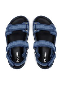 Pollini Sandały SA16244G1MTQ0707 Niebieski. Kolor: niebieski. Materiał: materiał #6